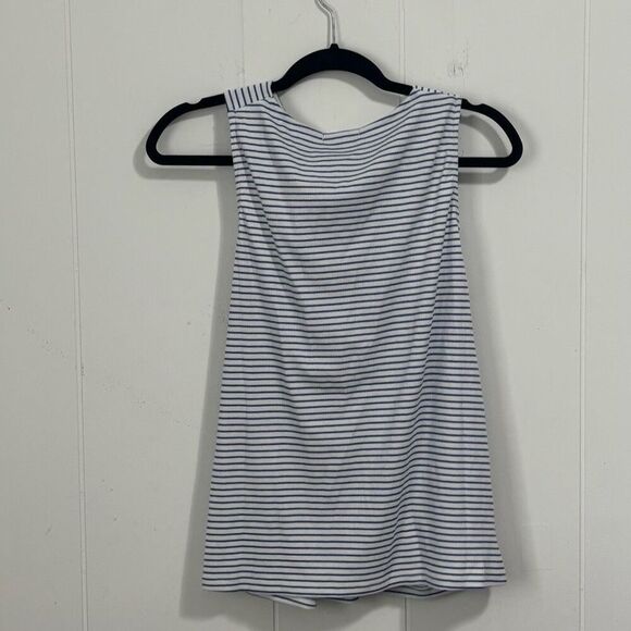 Culture Code Blue Striped Twist Neck Tank Top NWT Small Art - Picture 5 of 6